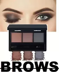 Wiffy ?Long Lasting Makeup Palette Waterproof 3 Colors Cosmetic Eyebrow Pallet-thumb2