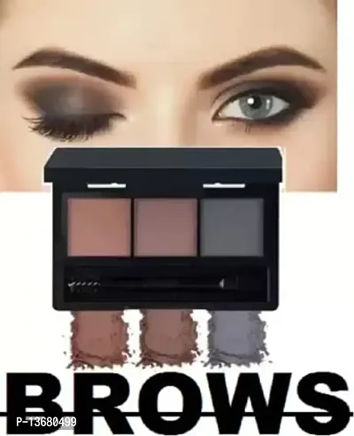 Wiffy ?Long Lasting Makeup Palette Waterproof 3 Colors Cosmetic Eyebrow Pallet-thumb3