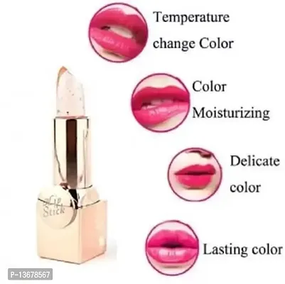 Wiffy ?Best Color Changing with Temperature Mood Lipstick Moisturizer Jelly Flower Baby??(baby pink, 3.6 g)-thumb0