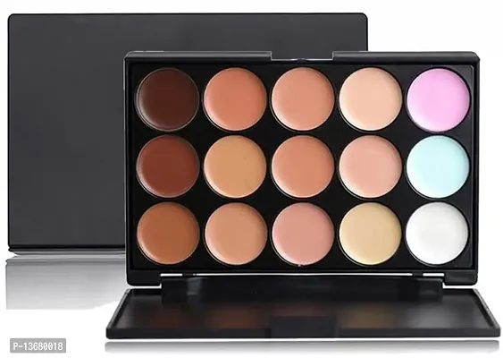 Wiffy Beauty 15 Colors Contour Face Cream Makeup Concealer Palette