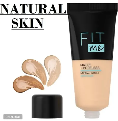 fit me foundation liquid foundation tube all skin type