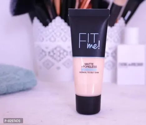 Fit Me Matte+ Poreless Liquid Tube Foundation Natural all skin