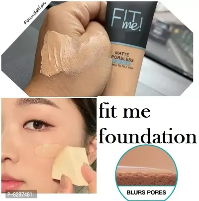 FIT ME FOUNDATION BEST FACE MAKEUP LONG LASTING ALL SKIN TYPE