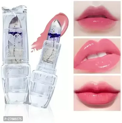Color Changing Crystal Jelly Flower Lipstick