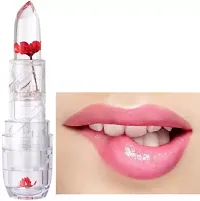 nbsp;Crystal Red Flower Jelly Lipstick, Long Lasting Nutritious, Moisturizer Magicnbsp;-thumb1