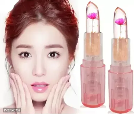 nbsp;Mood Lipstick Moisturizer Jelly Flower Lipstick