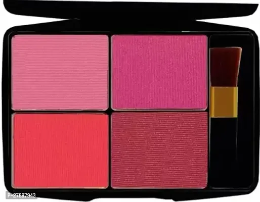 Amazing Pink Four Color Blusher Palette Face (Pink)