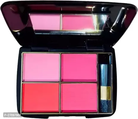 Blush 4 color shades palette velvety smooth  Blusher, Face Makeup(Multicolor)