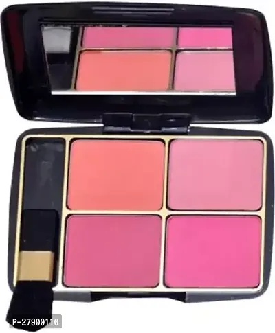 New 4 in 1 Face Make up Blusher Palette 4in1 (Multicolor)-thumb0