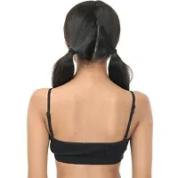 Trendy Cotton Strapless Tube Top Sports Bra For Girls-thumb1