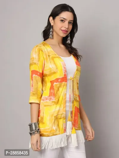 Stylish Cotton Shrugs For Women - Abstract Pattern