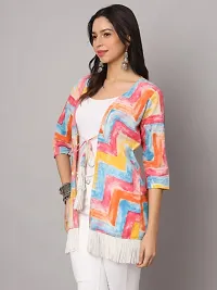 Trendy Cotton Printed Shrugs For Women-thumb4