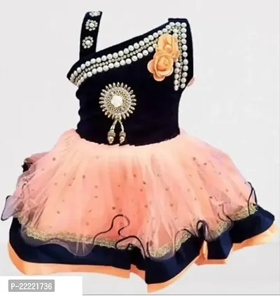 Stylish Fancy Designer Net Frocks Dresses For Girls