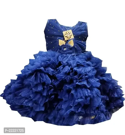 Stylish Fancy Designer Net Frocks Dresses For Girls-thumb0