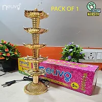 Neuvo 5 Layer Electric Gold Led Diya Deepak Light-thumb3