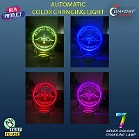 Khatu Shyam Baba 3D Illusion Led Light Decoration Idea 2 Plug Night Light Lamp-thumb3