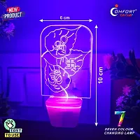 Om Shree Swastik 3 D Illusion LED Night Table Lamp-thumb2