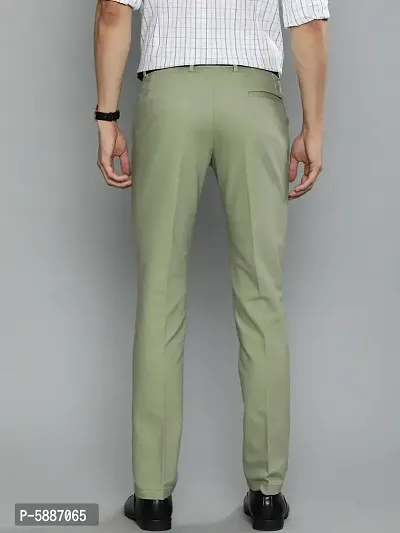 Father Sons Slim Formal Beige Stretch Trousers - FST003