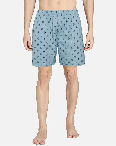 Classic Cotton Blend Printed Boxer For Men