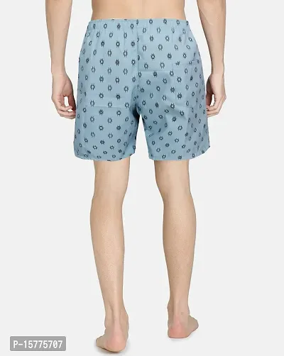 Classic Cotton Blend Printed Boxer For Men-thumb2