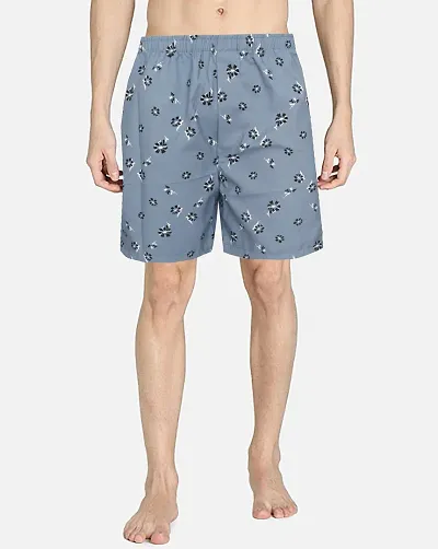 Classic Cotton Blend Printed Boxer For Men
