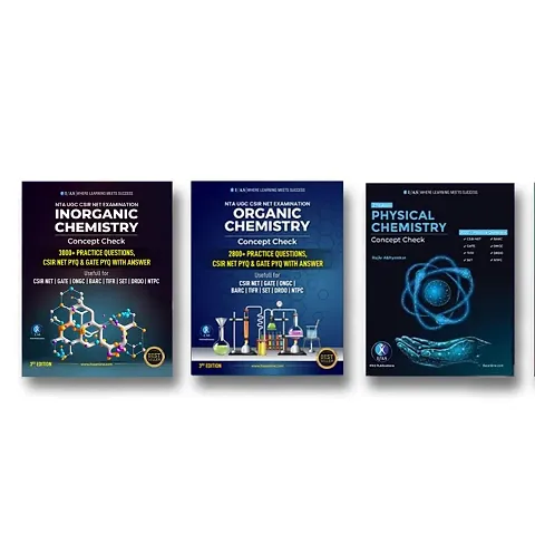 CSIR NET Organic, Inorganic  Physical Chemistry Set Of 3 Books