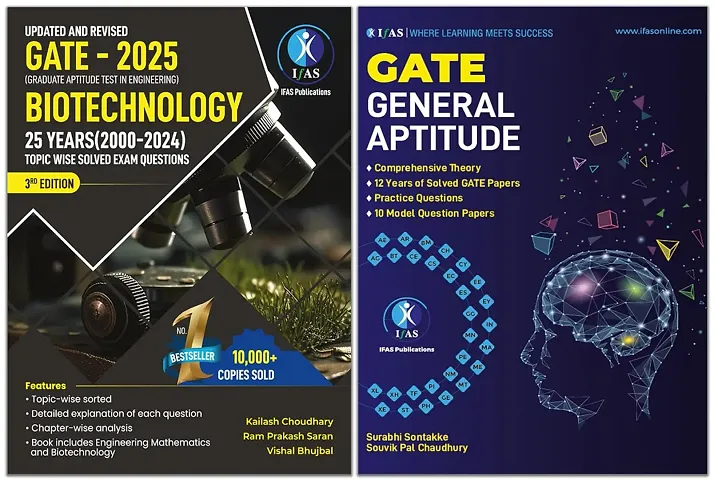 GATE Biotechnology  Aptitude  -2 Books