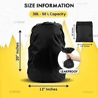 Laptop Bag rain Cover for All Office and Personal use Men and Women Waterproof Laptop Bag Rain Cover is Essential for Commuters (Black Color)-thumb2