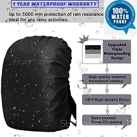 Laptop Bag rain Cover for All Office and Personal use Men and Women Waterproof Laptop Bag Rain Cover is Essential for Commuters (Black Color)-thumb3