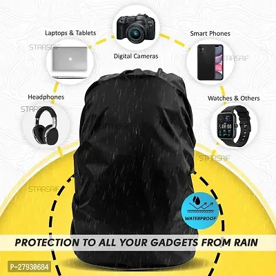 Laptop Bag rain Cover for All Office and Personal use Men and Women Waterproof Laptop Bag Rain Cover is Essential for Commuters (Black Color)-thumb5