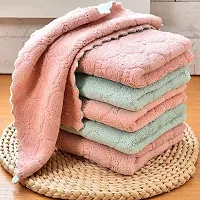 6pcs Reusable Cloth and Washable Cleaning Cloth for Kitchen and Home use GSM Microfiber Cleaning Cloths The Key to Effortless Cleaning(Multicolor)hellip;-thumb1