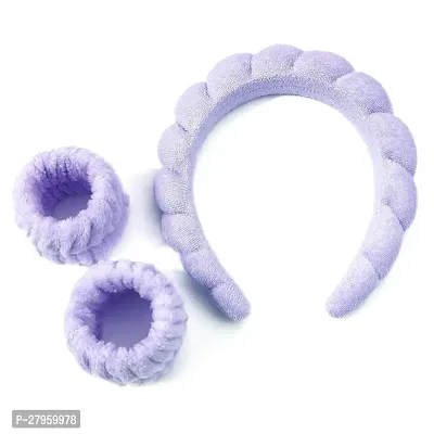 3pcs pink color headband for women and girls sponge headband Ways Non-Slip Headbands Enhance Your Skincare Routine-thumb3