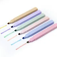 Cute Highlighter Pens for Students Vibrant Colors Compact Size and Fun Study Accessories(pack of 6pcs)-thumb1