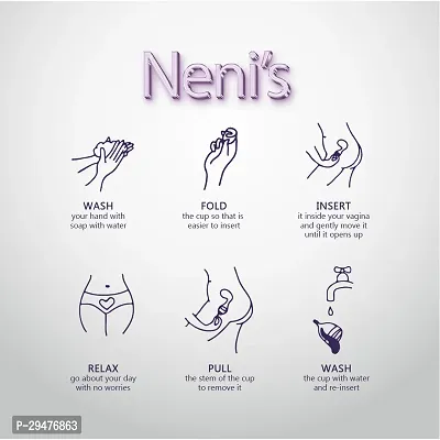 Neni's Menstrual cup for Women  Medium Szie-thumb3