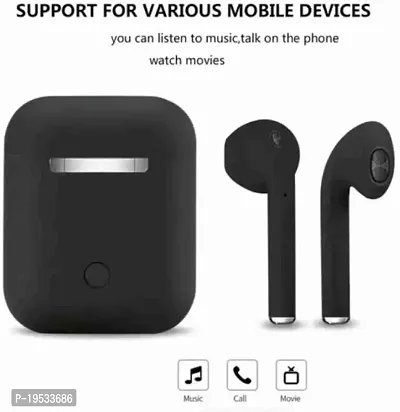 Lichen Black Bluetooth Earbuds headset Bluetooth Bluetooth Headset  (Black, True Wireless)-thumb4