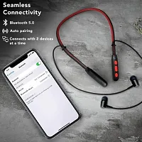 Lichen best Bluetooth Wireless Neackband In High Sound And Bass Bluetooth Headset Assorted In The Ear-thumb1