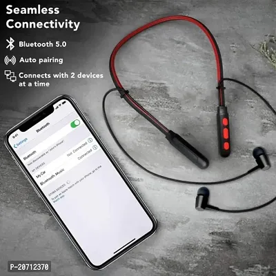 Lichen best Bluetooth Wireless Neackband In High Sound And Bass Bluetooth Headset Assorted In The Ear-thumb2