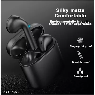 Lichen  i12 inpods premium quality matte black finish Bluetooth Perimium Headset