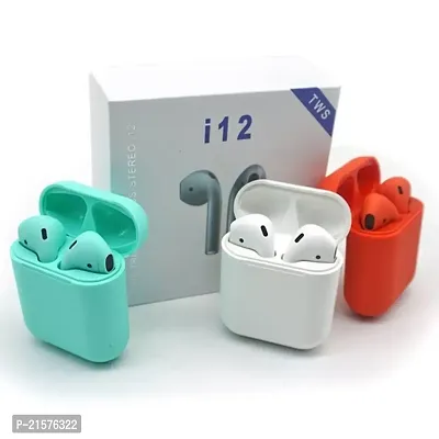 Lichen  Earbud i12 Earbuds/TWs/buds 5.1 Earbuds with 24H Playtime, Headphones Bluetooth Headset