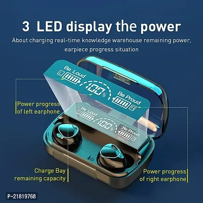 Lichen  EarBuds Wireless Bluetooth Portable Powerbank Charging Case LED Display-thumb2