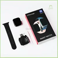 Lichen T500/T55/i7 promax Full Touch Screen Bluetooth Smartwatch with Body Temperature, Blood Pressure, Heart Rate  with All 3G/4G/5G Android  iOS Smartphones for Men  Women-thumb3