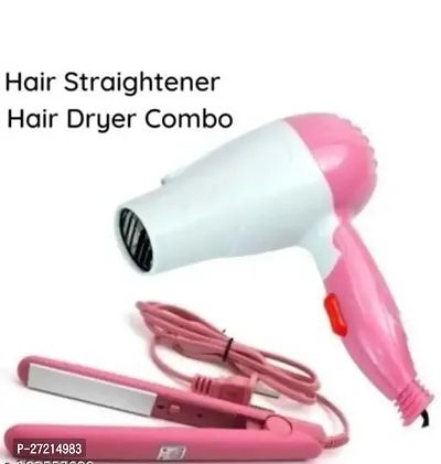 Lichen Special Combo Of Hair Straightener and hair comb with Hair Dryer for Woman (Multi-color)-thumb0