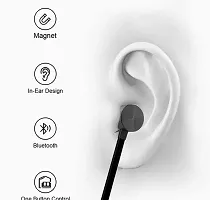 Lichen Multi Color Magnet Bluetooth Earphone Headphone with Mic, Sweatproof Sports Headset, Best for Running and Gym, Stereo Sound Quality for All Smartphones.-thumb1