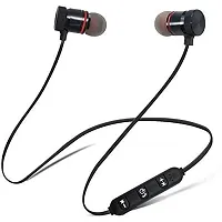 Lichen Multi Color Magnet Bluetooth Earphone Headphone with Mic, Sweatproof Sports Headset, Best for Running and Gym, Stereo Sound Quality for All Smartphones.-thumb2
