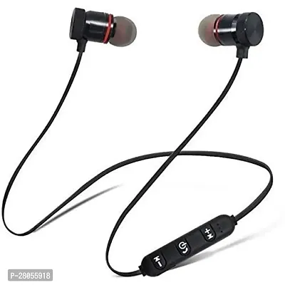 Lichen Multi Color Magnet Bluetooth Earphone Headphone with Mic, Sweatproof Sports Headset, Best for Running and Gym, Stereo Sound Quality for All Smartphones.-thumb3