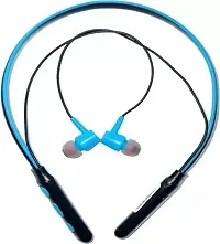Modern Wireless Bluetooth Neckband Headphones with Mic-thumb1