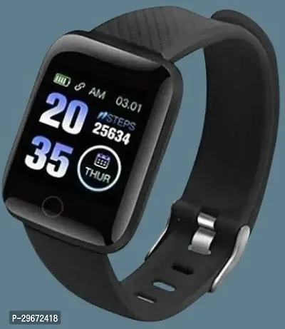 Lichen D-116 X Plus Smartwatch (Black Strap Free)