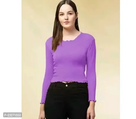 Elegant Lycra Top For Women-thumb0