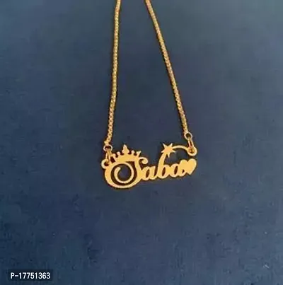 Shimmering Golden Brass Pendant For Women