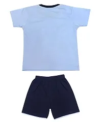 KIDEON Baby Boy's Cotton Casual Printed Half Sleeve T-Shirt and Shorts Set (Kideon3-P)-thumb1